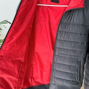 Pajar Men's Charcoal and Crimson Puffer Jacket